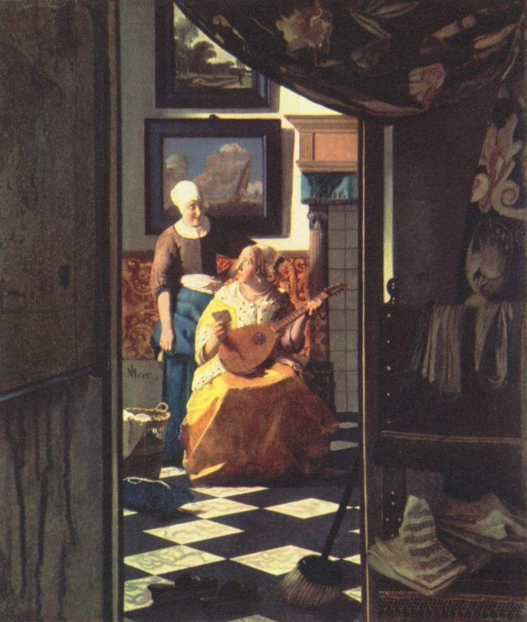 Johannes Vermeer The Love letter